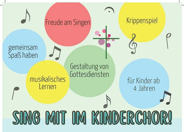 Flyer des Kinderchors HosAnnas Somborn
